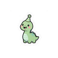 Cute Party Dinosaur Sticker | Kawaii Baby Dino Kiss-Cut Decal for Laptops, Water Bottles & Gifts