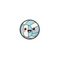 Cute Volleyball Kiss-Cut Sticker | Kawaii Sports Decal for Laptops & Water Bottles