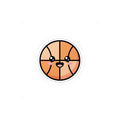 Kawaii Basketball Sticker | Cute Smile Sports Vinyl Kiss-Cut Sticker