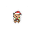 Cute Christmas Bear Sticker | Holiday Sticker