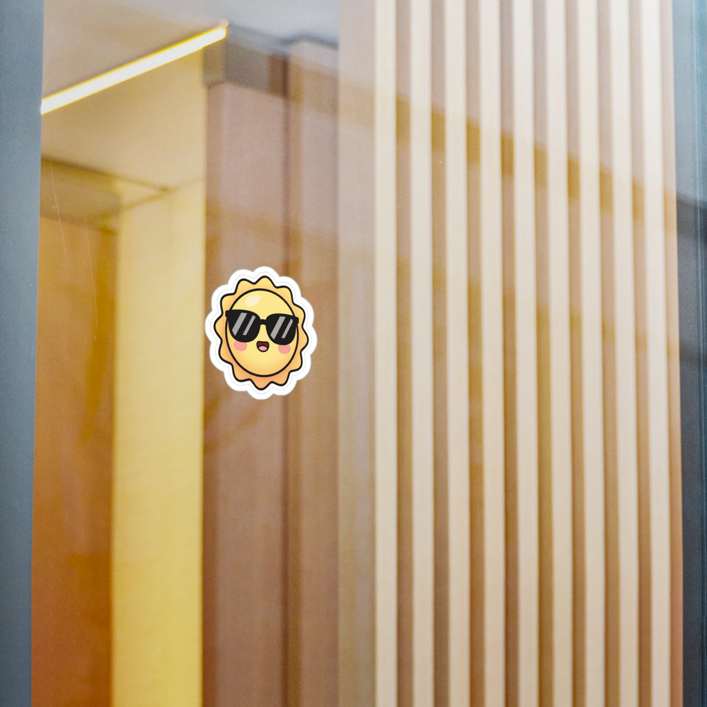 Sun With Sunglasses Sticker