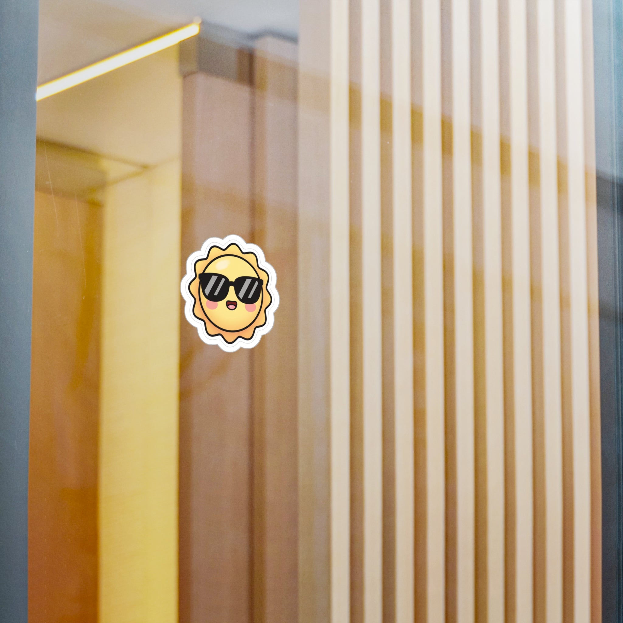 Sun With Sunglasses Sticker